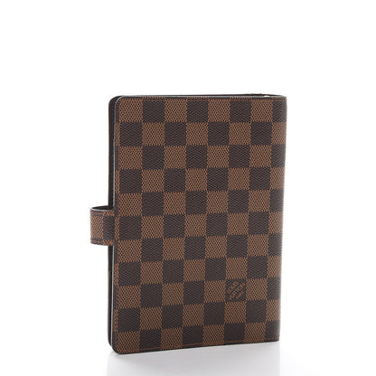 Louis Vuitton Damier Ebene Medium Ring Agenda Cover 3 of 8