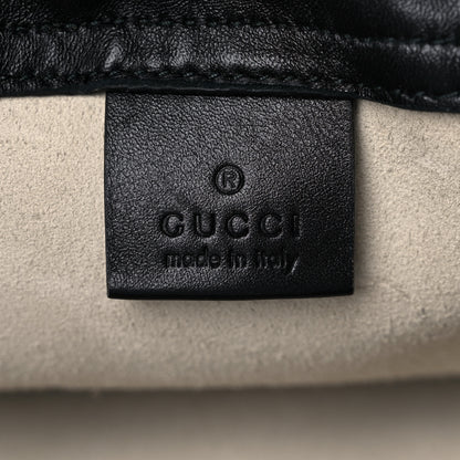 Gucci Calfskin Logo Drawstring Backpack Mystic White 7 of 16