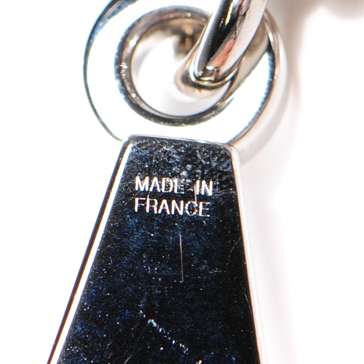 Hermes Palladium Olga Bag Charm Silver 3 of 3