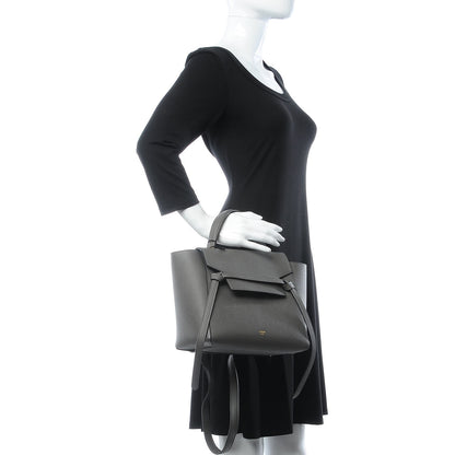 Celine Grained Calfskin Micro Belt Bag Grey 3 of 8