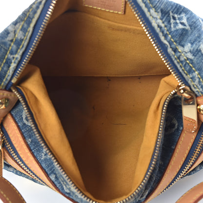 Louis Vuitton Monogram Denim Baggy PM Blue 5 of 9