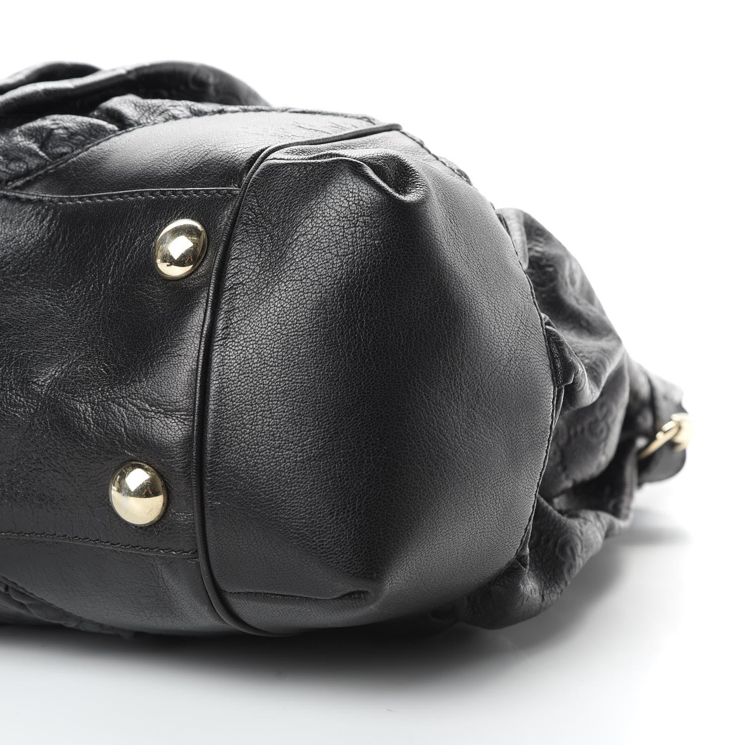 Gucci Guccissima Full Moon Tote Black 11 of 13