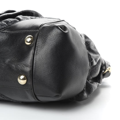 Gucci Guccissima Full Moon Tote Black 11 of 13