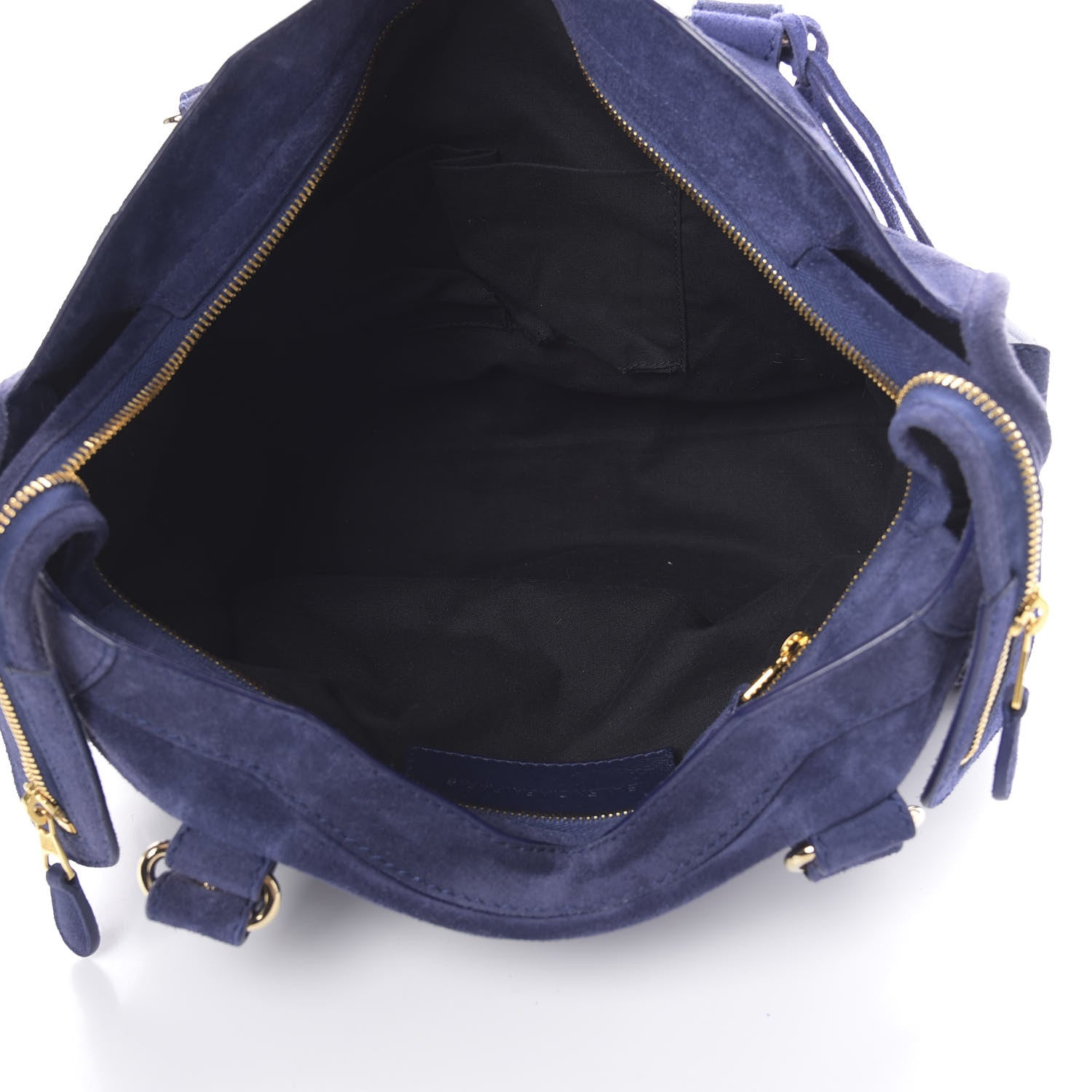 Balenciaga Baby Daim Suede Giant 12 Gold Hardware City Bleu Nuit 5 of 10