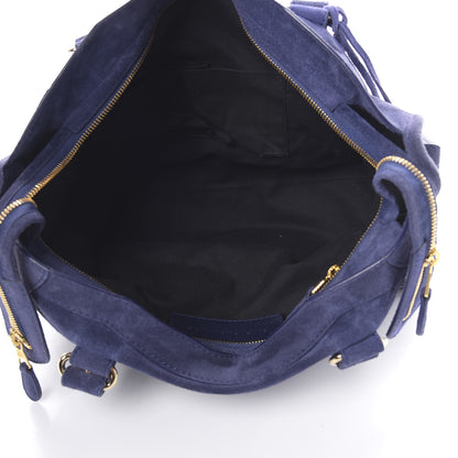Balenciaga Baby Daim Suede Giant 12 Gold Hardware City Bleu Nuit 5 of 10