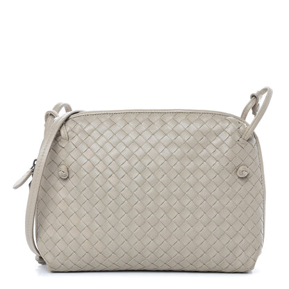 Bottega Veneta Nappa Intrecciato Crossbody Pillow Fume 1 of 16