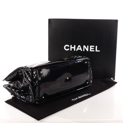 Chanel Vinyl Lipstick Tote Black 4 of 7