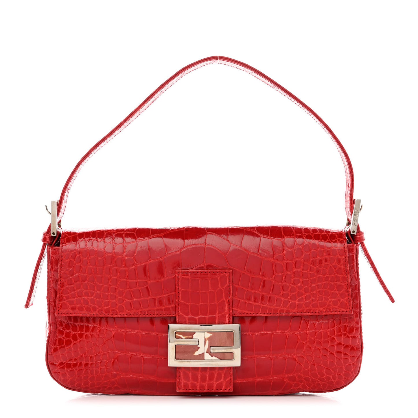 Crocodile Baguette Red