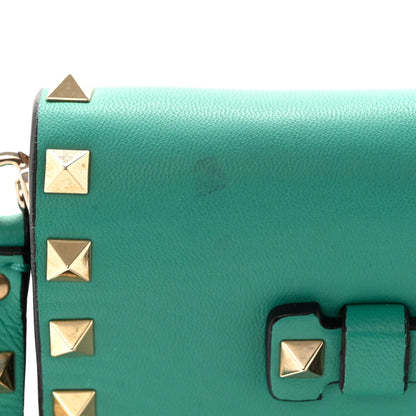 Valentino Garavani Nappa Rockstud Wristlet Clutch Colibri 9 of 9