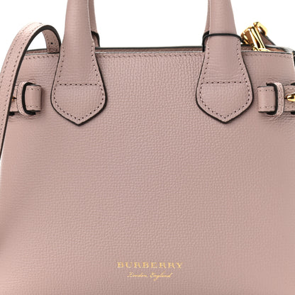 Burberry Grainy Calfskin House Check Baby Banner Tote Pale Orchid 8 of 10