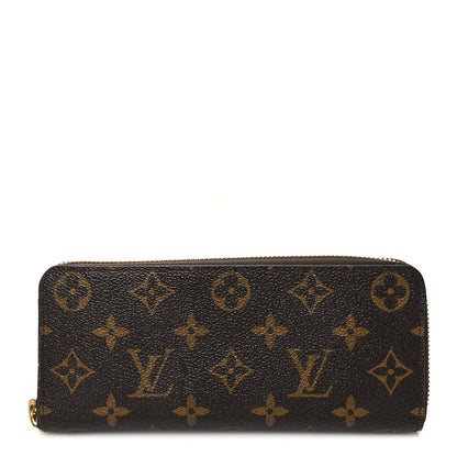 Louis Vuitton Monogram Clemence Wallet Rose Ballerine 1 of 8