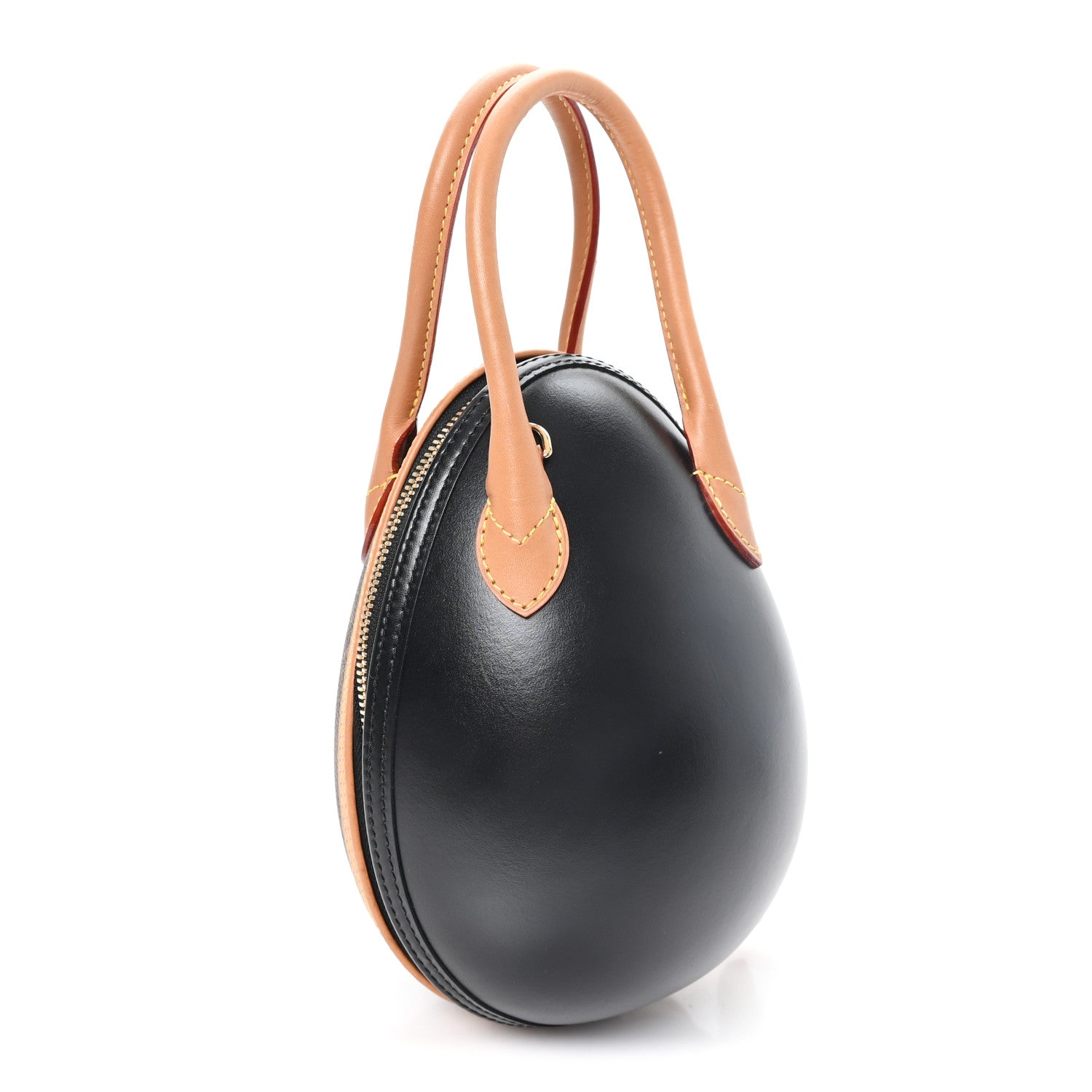 Louis Vuitton Monogram Egg Bag Black 3 of 10