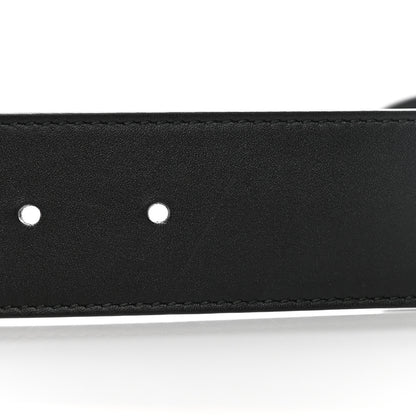 Gucci Moon Calfskin Pearl Double G 40mm Belt 70 28 Black Cream 6 of 11