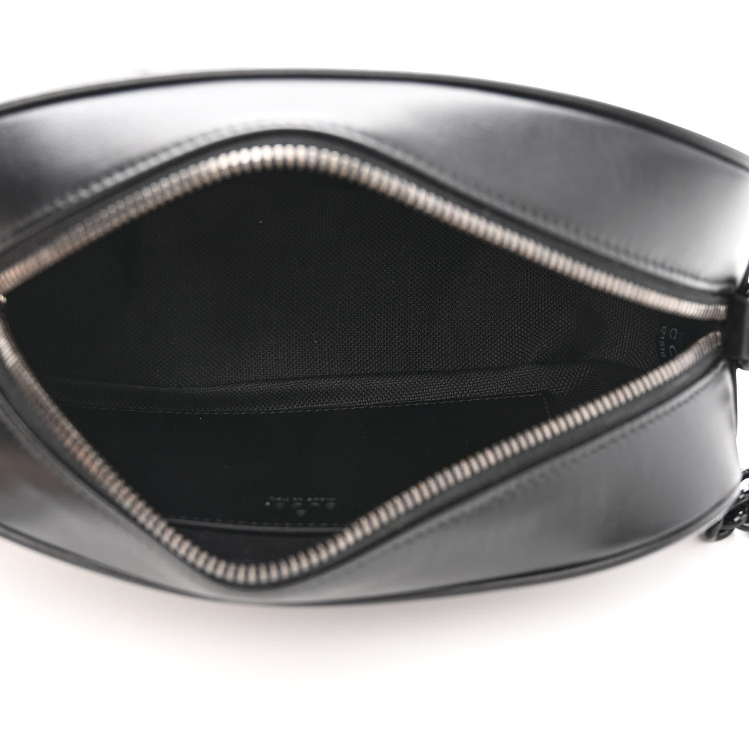 Gucci Calfskin Matelasse Monochrome Small GG Marmont Chain Shoulder Bag Black 4 of 10