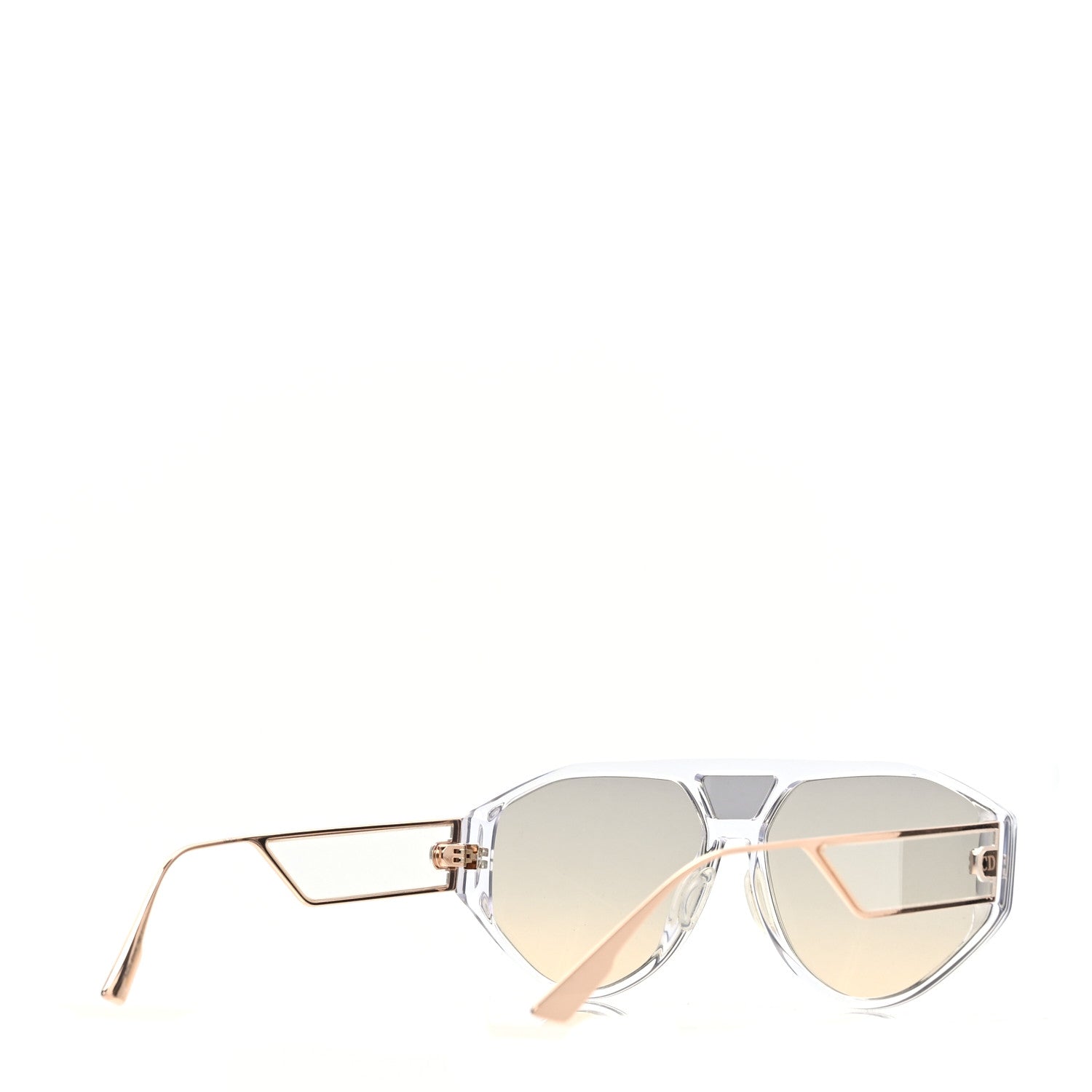 Christian Dior Clan 2 Aviator Sunglasses Gold 4 of 7