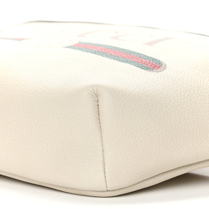 Gucci Grained Calfskin Logo Belt Bag White 10 of 10