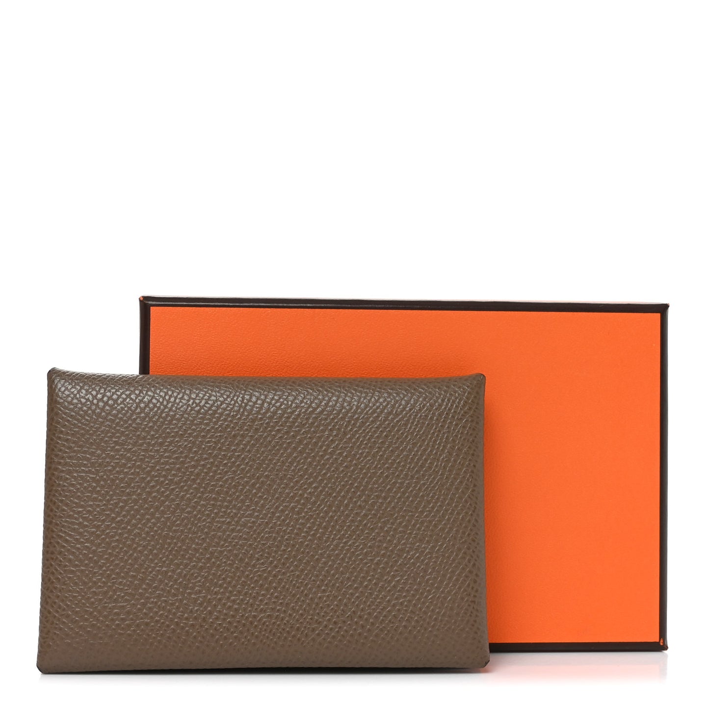 Epsom Calvi Card Case Etoupe