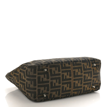 Fendi Zucca Top Handle Tote Tobacco 4 of 9