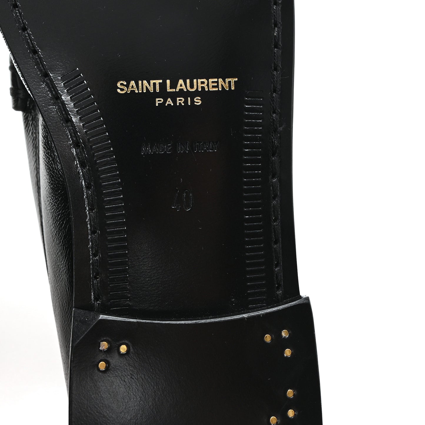 Radiance Calfskin Le Loafer 15 Moccasin 40 Black
