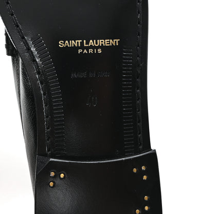 Saint Laurent Radiance Calfskin Le Loafer 15 Moccasin 40 Black 7 of 10