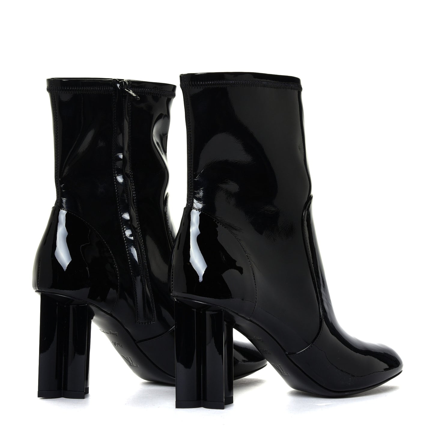 Patent Uniformes Silhouette Ankle Boots 35.5 Black