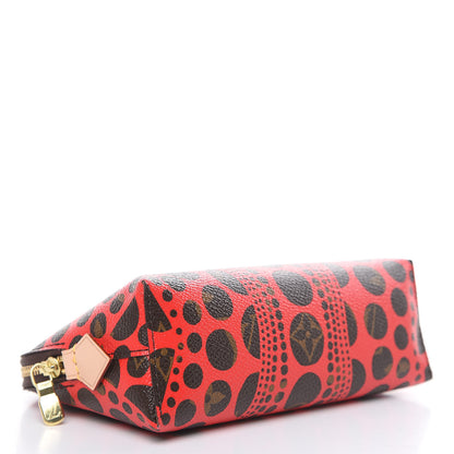 Louis Vuitton Monogram Kusama Pumpkin Dots Cosmetic Pouch Red 4 of 8