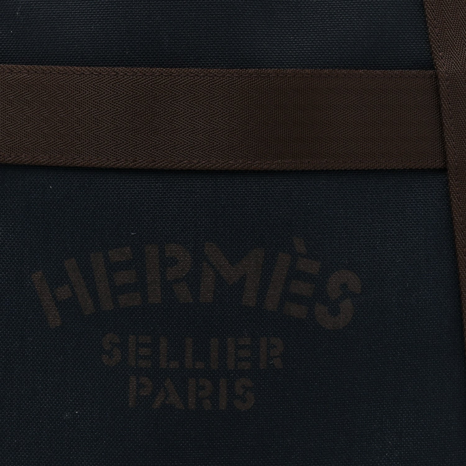 Hermes Toile Sac De Pansage Groom Bleu Navy Feu 8 of 15