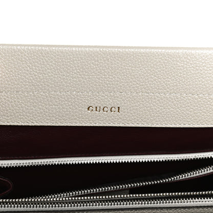 Gucci Grainy Calfskin Small Zumi Top Handle Bag Mystic White 7 of 10