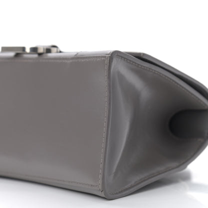Balenciaga Shiny Box Calfskin Small Hourglass Top Handle Bag Dark Grey 9 of 15