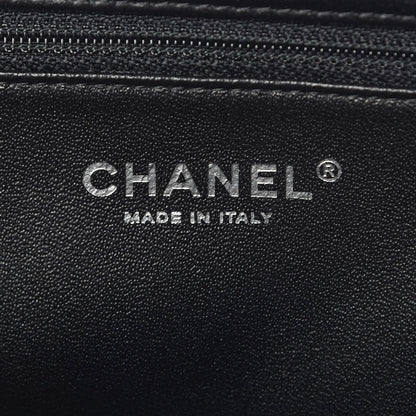 Chanel Crumpled Calfskin Quilted Clutch So Black 6 of 7