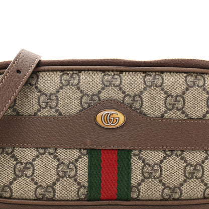 Gucci GG Supreme Monogram Web Mini Ophidia GG Bag Brown 8 of 10