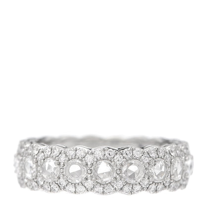 Tiffany Platinum Diamond 1.76ctw Cobblestone Ring 56 7.5 1 of 4
