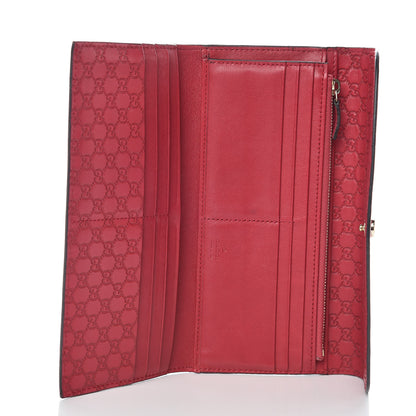 Gucci Microguccissima Interlocking G Continental Wallet Red 7 of 10