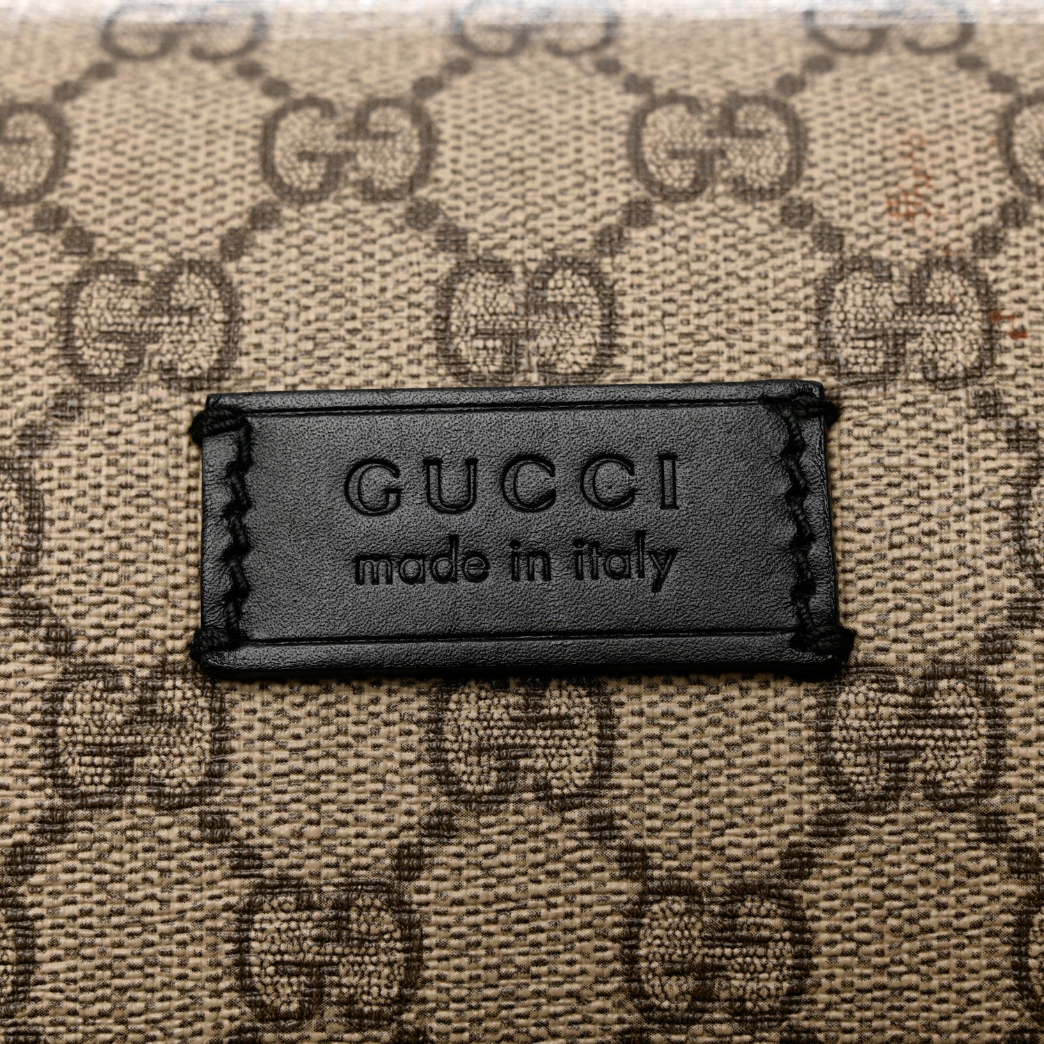 Gucci GG Supreme Monogram Four Wheel Suitcase Black 5 of 12