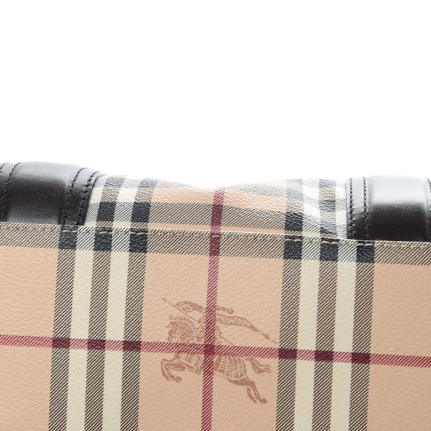 Haymarket Check Minford Portrait Tote Chocolate