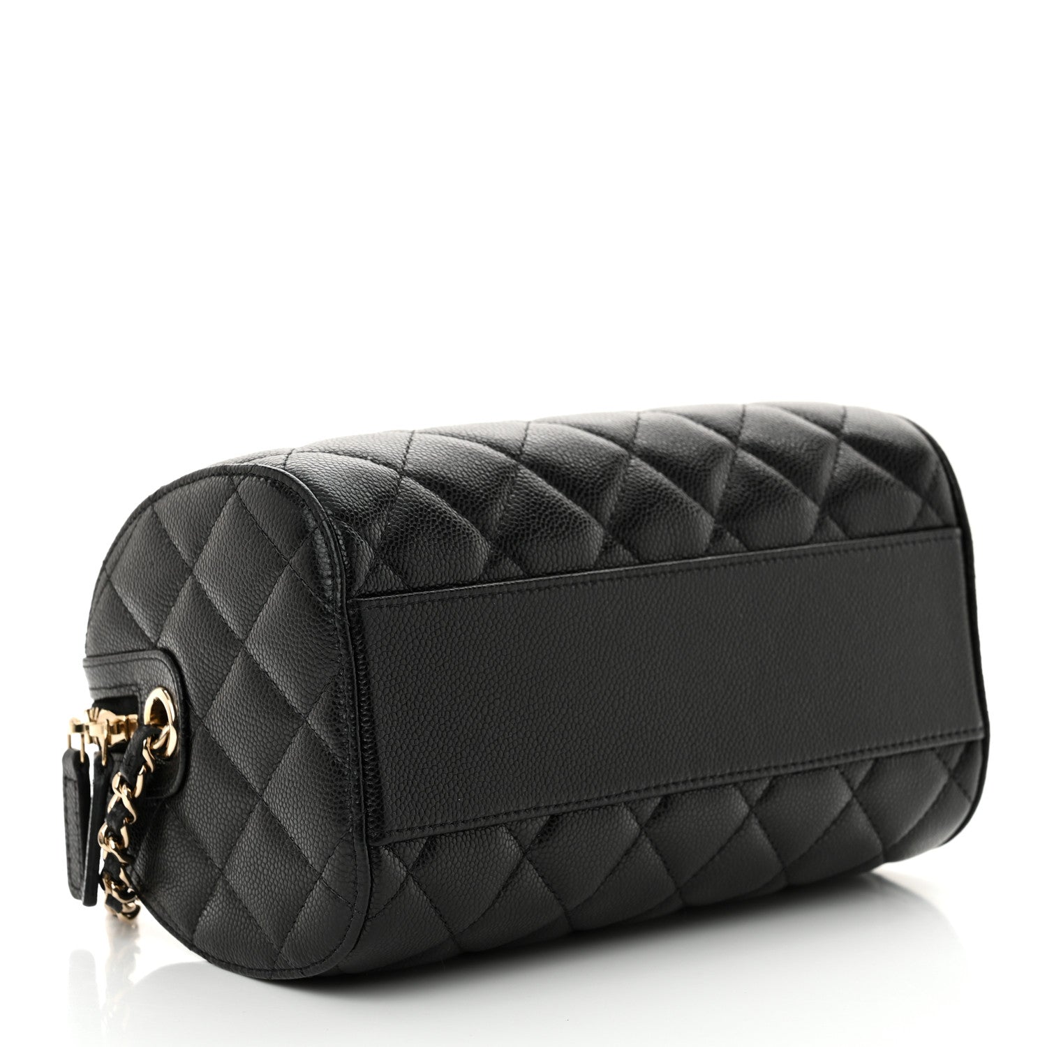 Chanel Caviar Quilted Classic Clutch With Chain Black 4 of 11