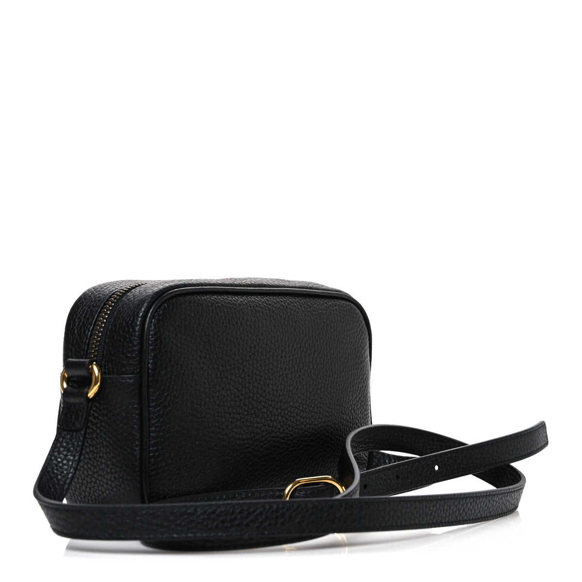 Gucci Pebbled Calfskin Mini Soho Disco Bag Black 3 of 10