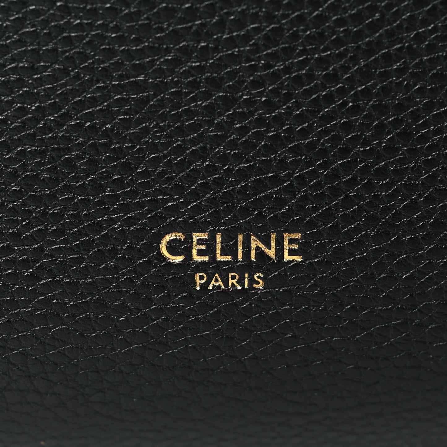Soft Grained Calfskin Small Sangle Bucket Bag Black