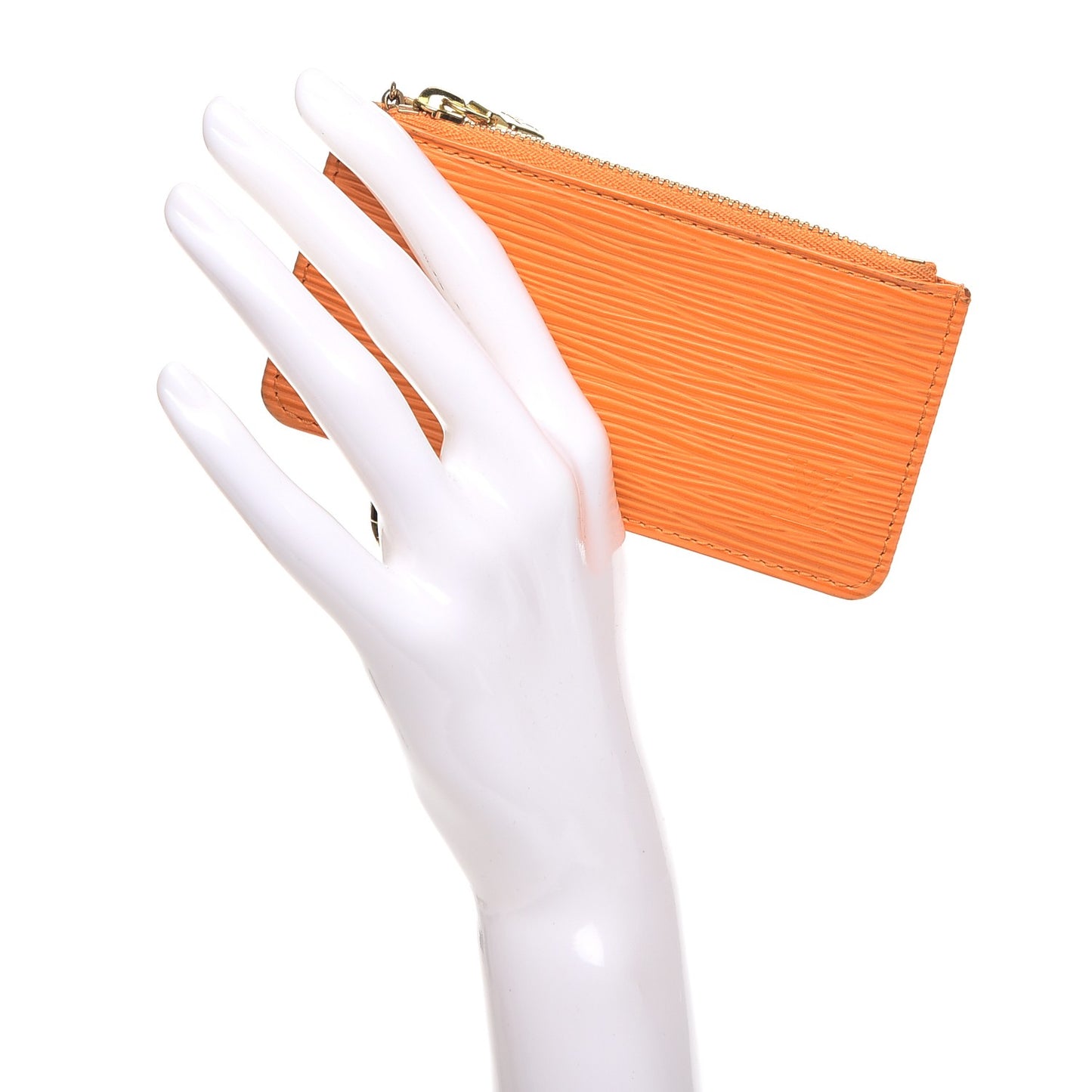 Epi Key Pouch Mandarin