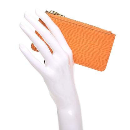 Louis Vuitton Epi Key Pouch Mandarin 2 of 8