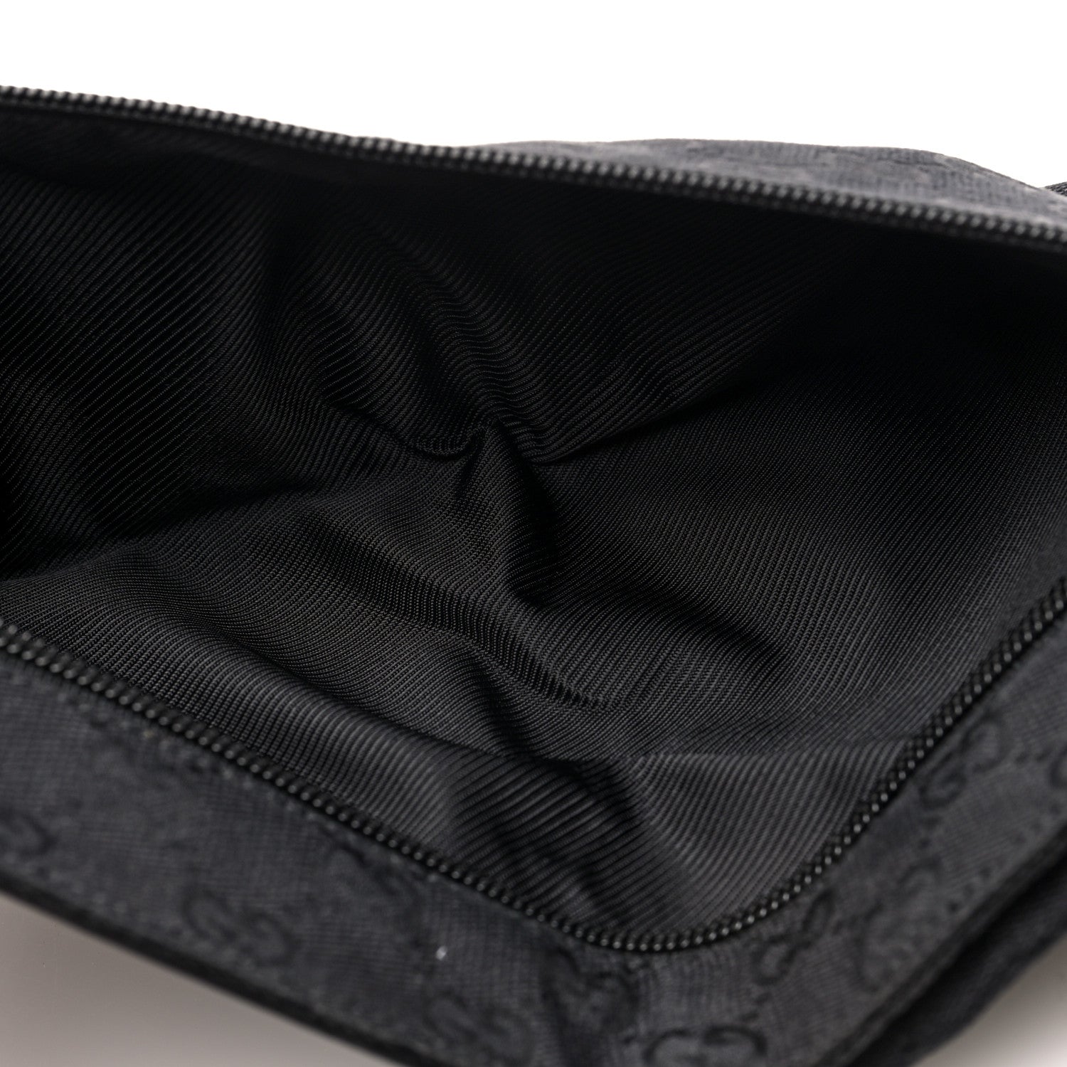 Gucci GG Monogram Double Pocket Belt Bag Black 5 of 11