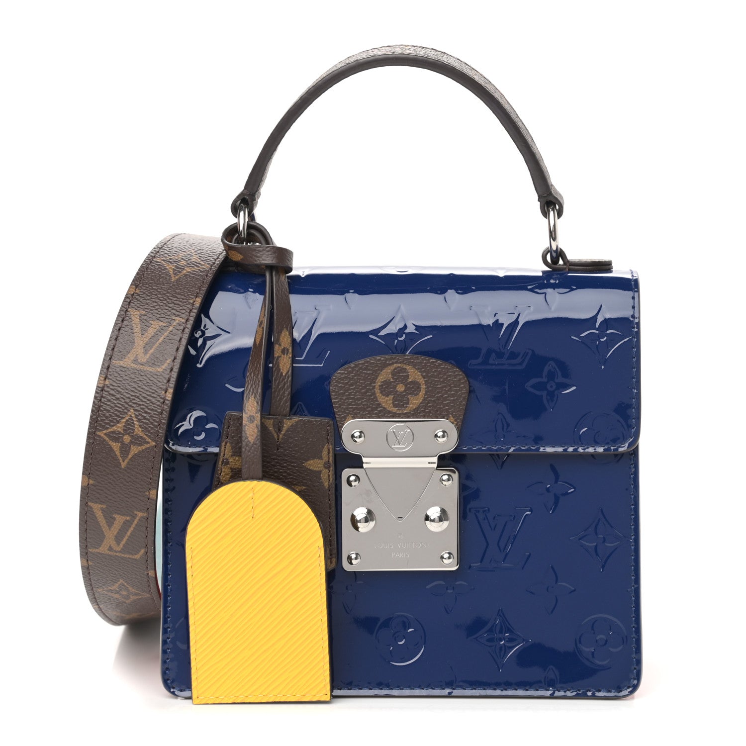 Louis Vuitton Vernis Epi Monogram Spring Street Blue 1 of 14