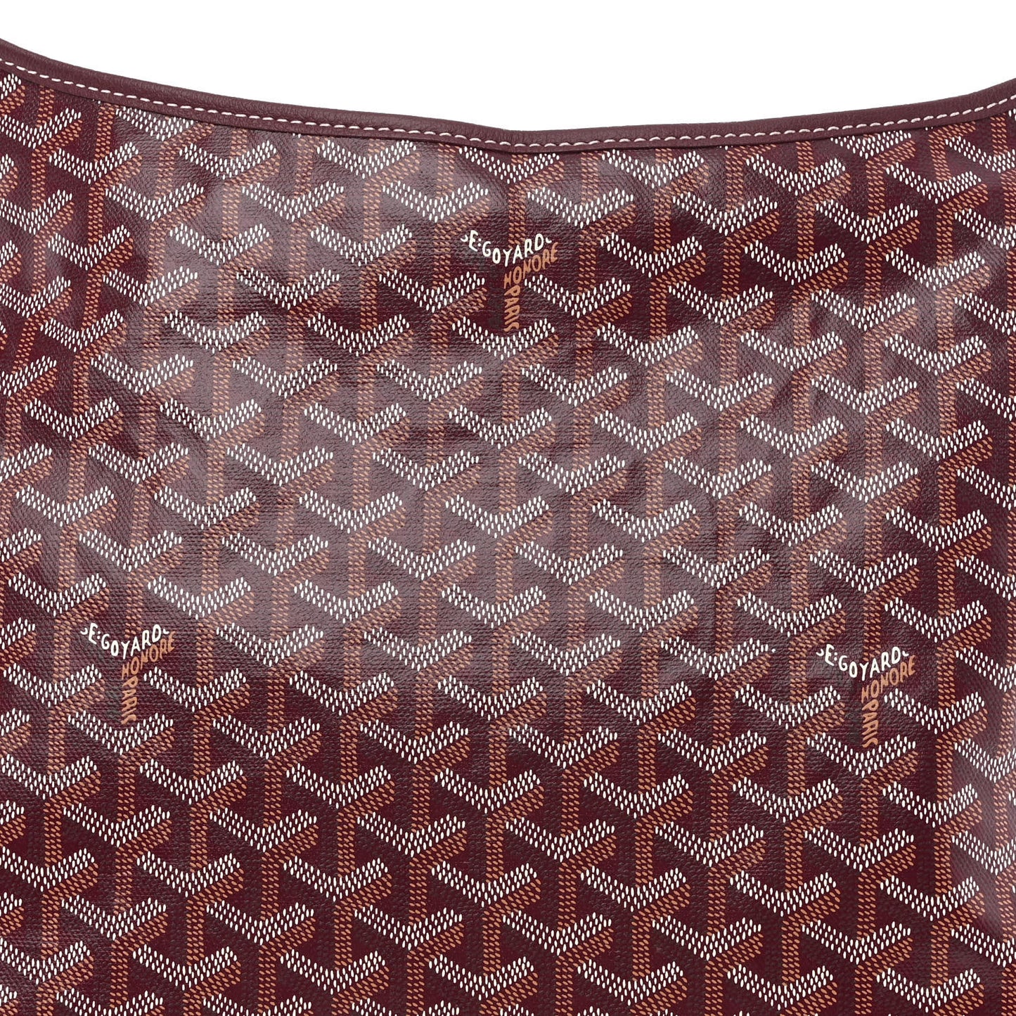 Goyardine Boheme Hobo Burgundy