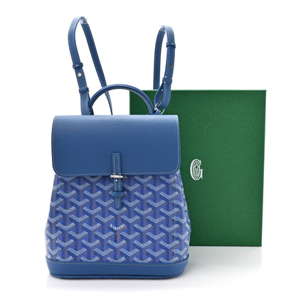 Goyard Goyardine Calfskin Mini Alpin Backpack Sky Blue 10 of 10