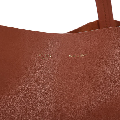 Celine Smooth Lambskin Horizontal Bi-Cabas Terracotta 8 of 13