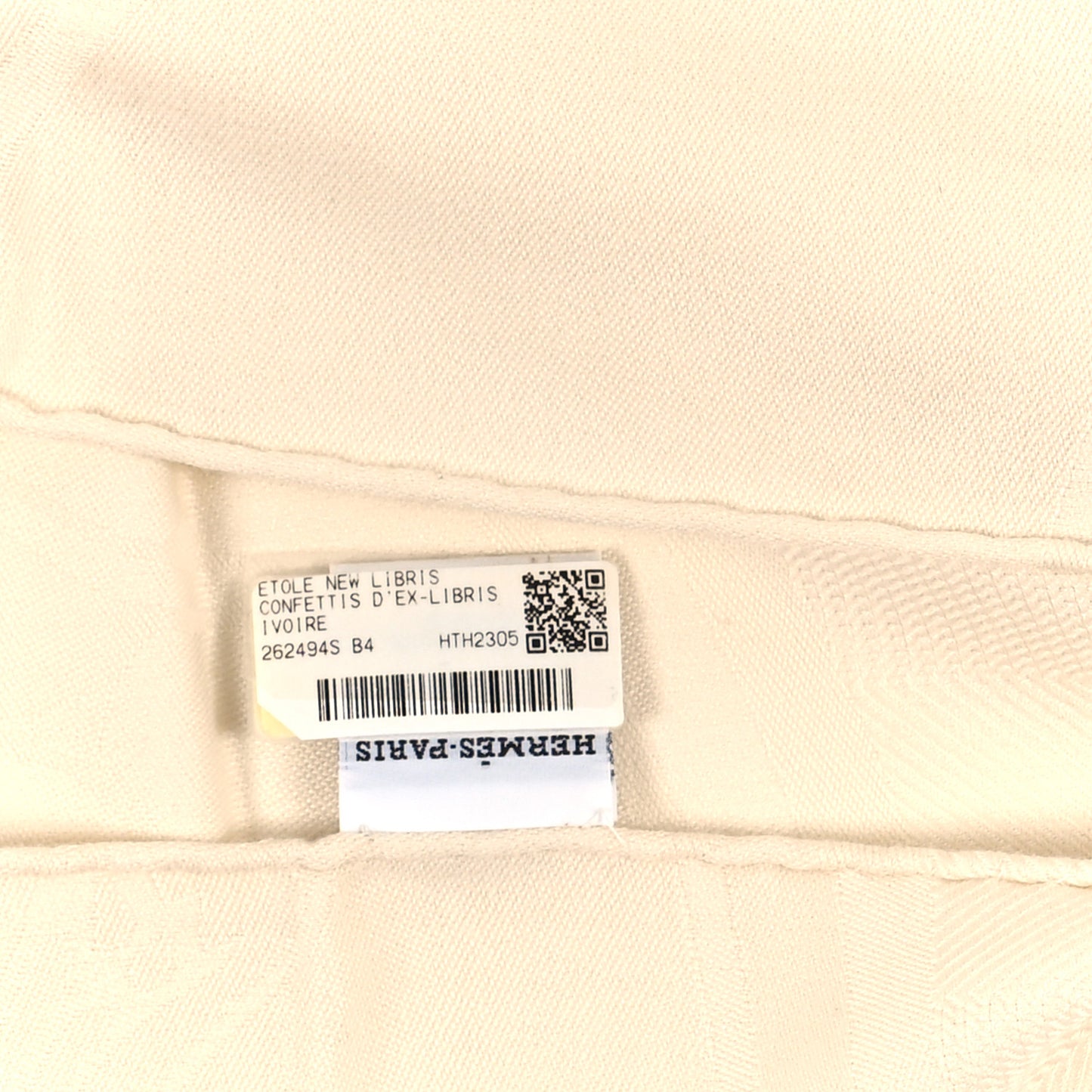 Cashmere Silk New Libris Confettis D'Ex Stole Ivory