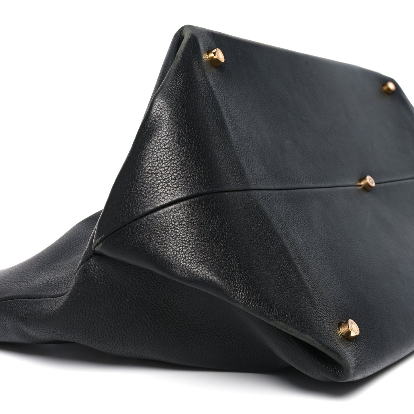 Smooth Calfskin Medium Amelia East West Tote Black