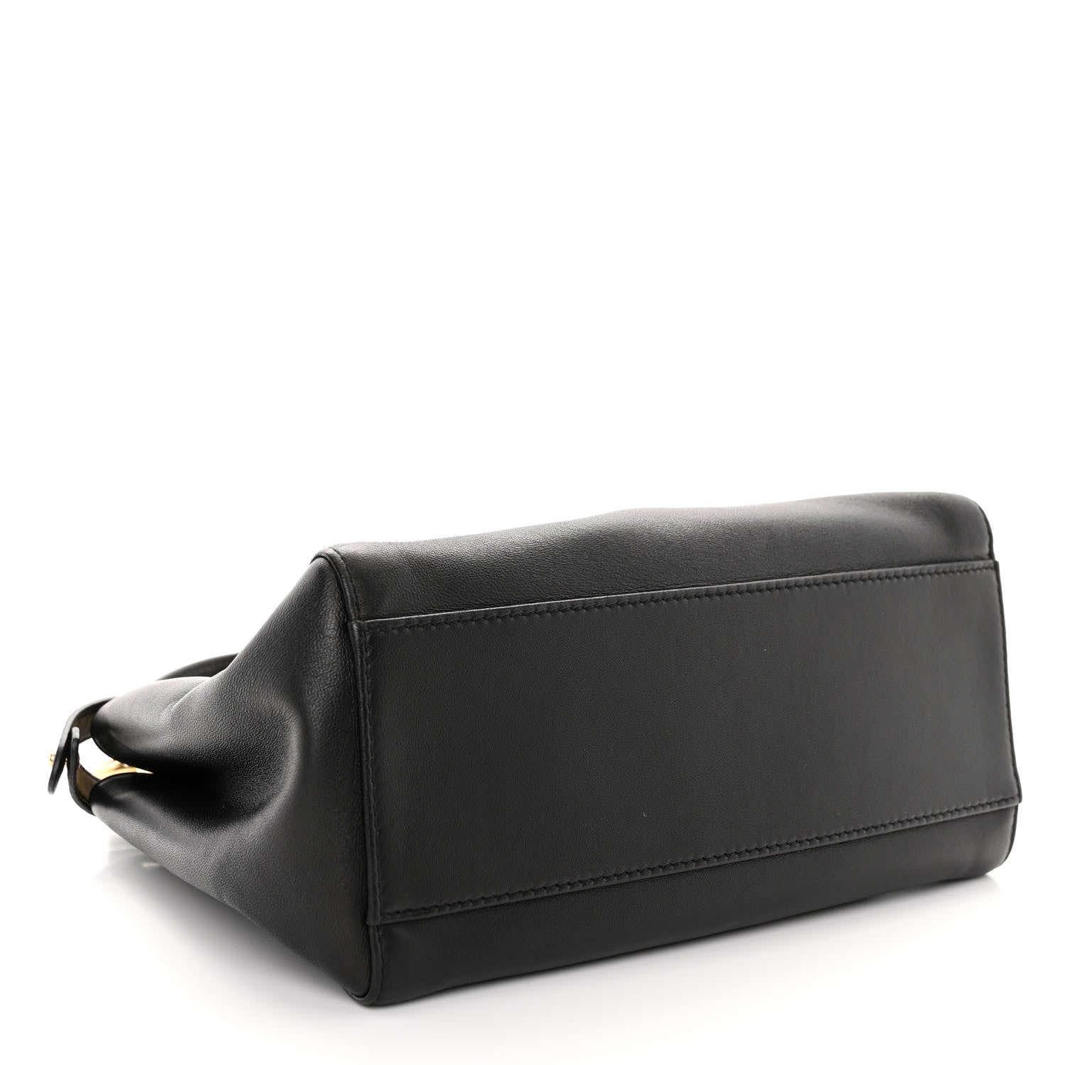 Fendi Nappa Mini Peekaboo Iconic Satchel Black 4 of 9