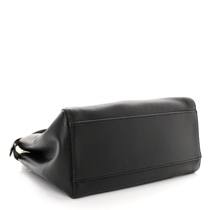 Fendi Nappa Mini Peekaboo Iconic Satchel Black 4 of 9