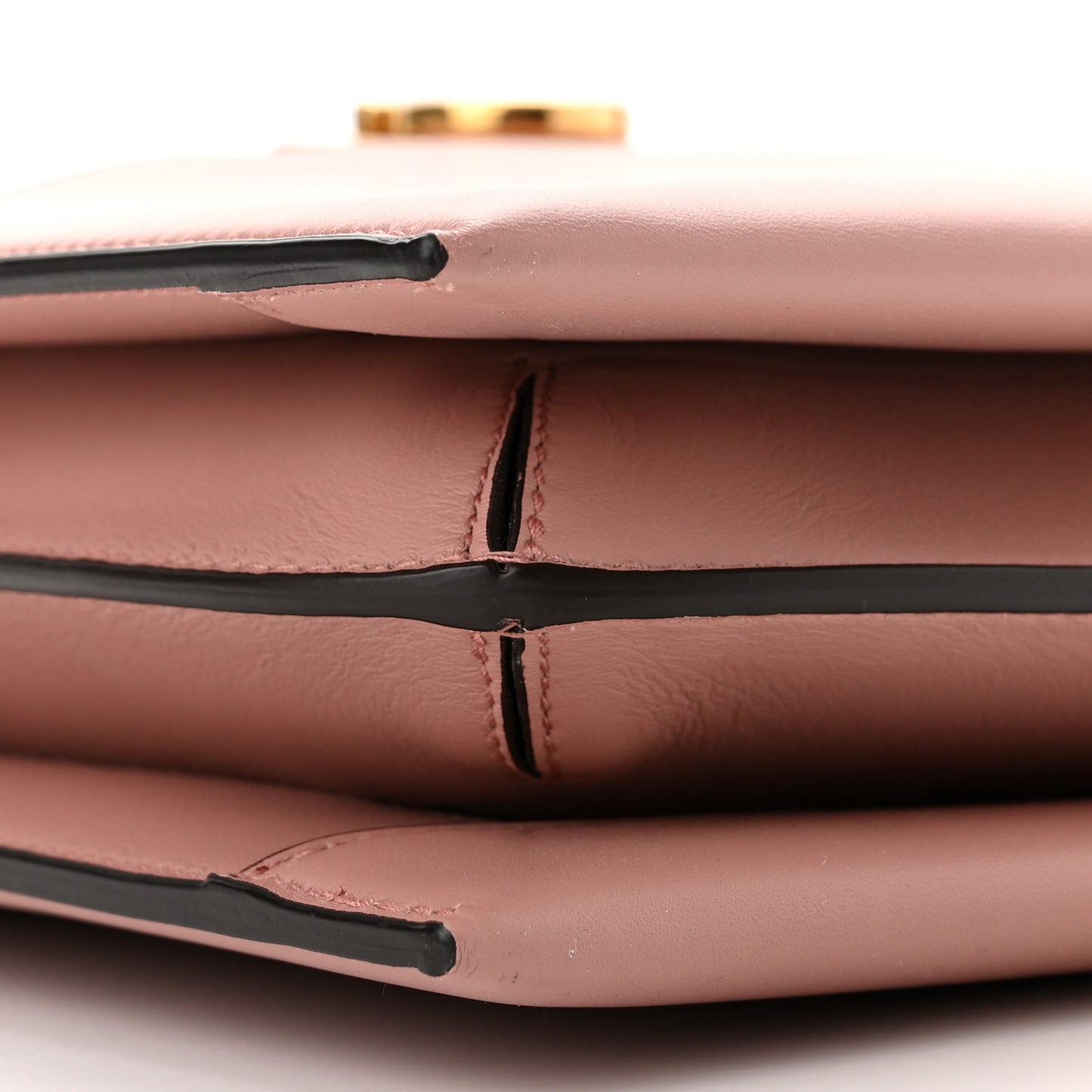 Calfskin Trifolio Crossbody Bag Antique Rose